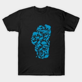 Lake Tahoe Creatures - Blue T-Shirt